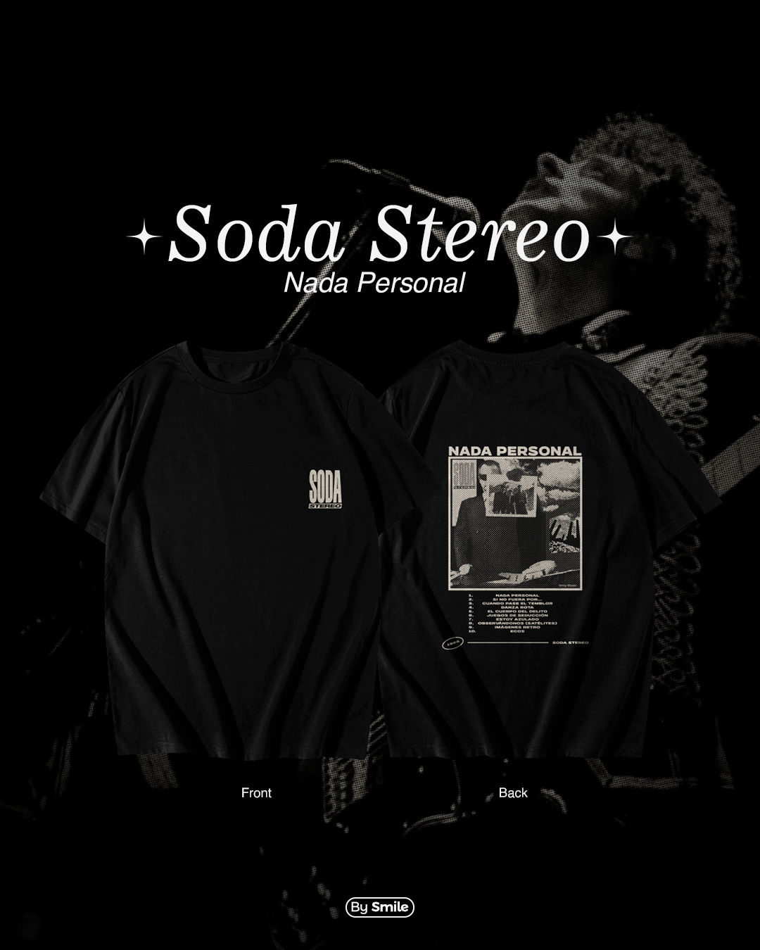 SODA STEREO - NADA PERSONAL (Negro)